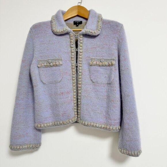 Chanel Cashmere Alpaca Lilac & Multicolor - Picture 3 of 12